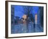 A Street at Night-Aron Gerle-Framed Giclee Print