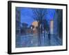 A Street at Night-Aron Gerle-Framed Giclee Print