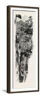 A Street at Varenna, the Italian Lakes, Italy, 19th Century-null-Framed Premium Giclee Print