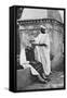 A Street Barber and His Client, Algeria, Africa, 1922-Donald Mcleish-Framed Stretched Canvas