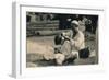 A Street Barber, Cairo, Egypt, 1936-null-Framed Photographic Print