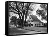 A Street in a Cape Cod Town-null-Framed Stretched Canvas
