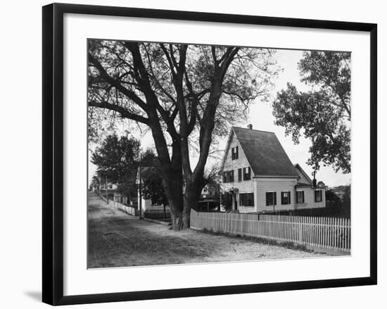 A Street in a Cape Cod Town-null-Framed Photographic Print