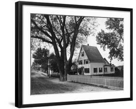A Street in a Cape Cod Town-null-Framed Photographic Print