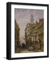A Street in a Country Town-Louise J. Rayner-Framed Giclee Print