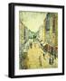 A Street in Abbesses; La Rue Des Abesses, 1895-Maximilien Luce-Framed Giclee Print