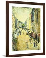 A Street in Abbesses; La Rue Des Abesses, 1895-Maximilien Luce-Framed Giclee Print