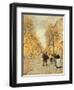 A Street in Asnieres-Jean Francois Raffaelli-Framed Giclee Print