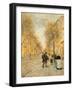 A Street in Asnieres-Jean Francois Raffaelli-Framed Giclee Print