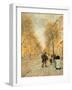 A Street in Asnieres-Jean Francois Raffaelli-Framed Giclee Print