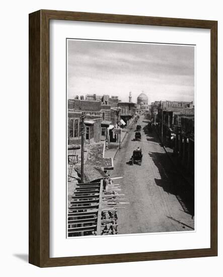 A Street in Baghdad, Iraq, 1925-A Kerim-Framed Giclee Print