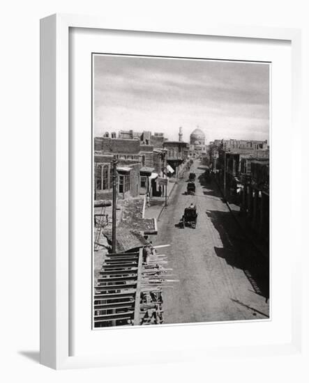 A Street in Baghdad, Iraq, 1925-A Kerim-Framed Giclee Print