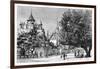 A Street in Bangkok, Thailand, 1895-Charles Barbant-Framed Giclee Print