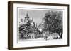 A Street in Bangkok, Thailand, 1895-Charles Barbant-Framed Giclee Print