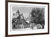 A Street in Bangkok, Thailand, 1895-Charles Barbant-Framed Giclee Print