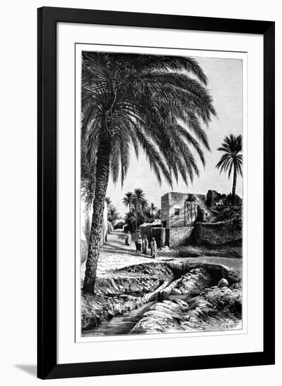 A Street in Biskra, Algeria, 1895-Meunier-Framed Giclee Print