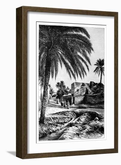 A Street in Biskra, Algeria, 1895-Meunier-Framed Giclee Print