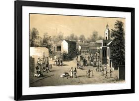 A Street in Bombay, 1847-B Clayton-Framed Giclee Print