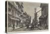 A Street in Bombay-null-Stretched Canvas