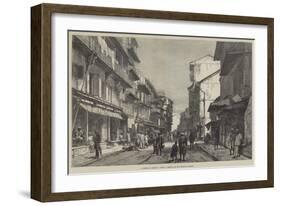 A Street in Bombay-null-Framed Giclee Print