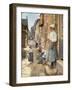 A Street in Brittany, 1881 (Oil on Canvas)-Stanhope Alexander Forbes-Framed Giclee Print