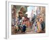 A Street in Cairo, Egypt, C1825-1876-John Frederick Lewis-Framed Giclee Print