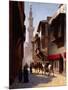A Street in Cairo-Jean Leon Gerome-Mounted Giclee Print
