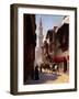 A Street in Cairo-Jean Leon Gerome-Framed Premium Giclee Print