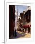 A Street in Cairo-Jean Leon Gerome-Framed Giclee Print