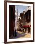 A Street in Cairo-Jean Leon Gerome-Framed Giclee Print