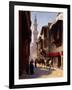 A Street in Cairo-Jean Leon Gerome-Framed Giclee Print