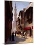 A Street in Cairo-Jean Leon Gerome-Mounted Giclee Print