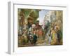 A Street in Cairo-John Frederick Lewis-Framed Giclee Print