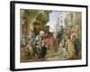 A Street in Cairo-John Frederick Lewis-Framed Giclee Print