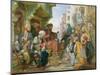 A Street in Cairo-John Frederick Lewis-Mounted Giclee Print