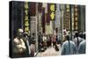 A Street in Canton, China, C1900s-null-Stretched Canvas