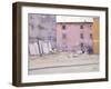 A Street in Carrara-Henry Bishop-Framed Giclee Print