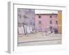 A Street in Carrara-Henry Bishop-Framed Giclee Print