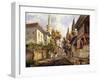 A Street in Constantinople, 1835-Johann Jakob Wolfensberger-Framed Giclee Print