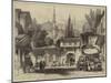 A Street in Constantinople, with the Fountain and Mosque of Sultan Achmet-Thomas Allom-Mounted Giclee Print