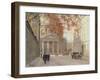 A Street in Copenhagen-Paul Fischer-Framed Giclee Print