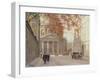 A Street in Copenhagen-Paul Fischer-Framed Giclee Print