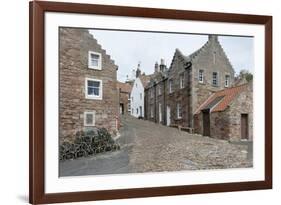 A Street in Crail with Lobster Pots, Fife Coast, Scotland, United Kingdom-Nick Servian-Framed Photographic Print