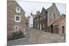 A Street in Crail with Lobster Pots, Fife Coast, Scotland, United Kingdom-Nick Servian-Mounted Photographic Print