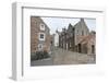 A Street in Crail with Lobster Pots, Fife Coast, Scotland, United Kingdom-Nick Servian-Framed Photographic Print