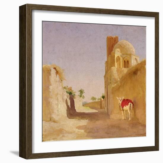 A Street in Damascus, 1873-Frederic Leighton-Framed Giclee Print