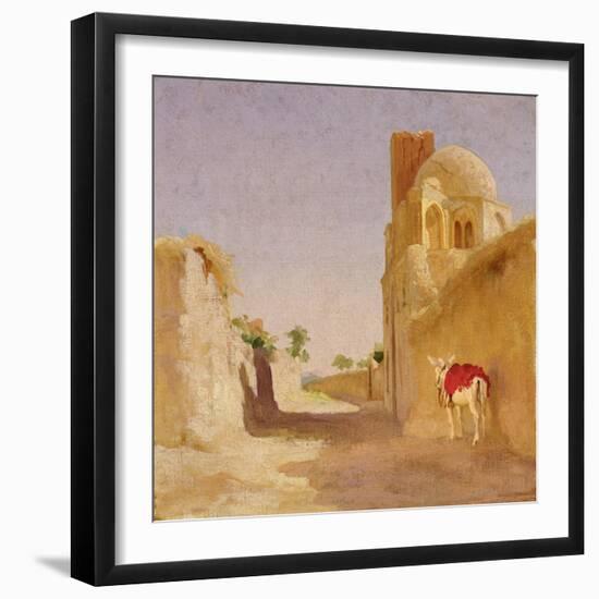 A Street in Damascus, 1873-Frederic Leighton-Framed Giclee Print
