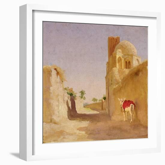 A Street in Damascus, 1873-Frederic Leighton-Framed Giclee Print