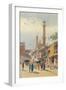 'A Street in Delhi - Looking Towards the Jumma Musjid', c1880 (1905)-Alexander Henry Hallam Murray-Framed Giclee Print