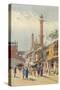 'A Street in Delhi - Looking Towards the Jumma Musjid', c1880 (1905)-Alexander Henry Hallam Murray-Stretched Canvas